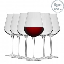 6 verres InAlto Tre Sensi Large Verre à pied à vin 47 cl